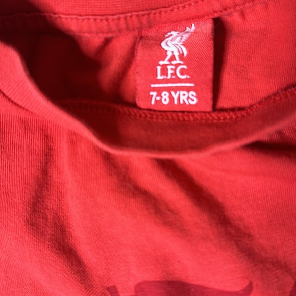 Official LFC Liverbird T-shirt - Sz 7-8 - Picture 2 of 5